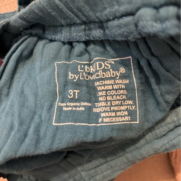 L’oved Kids Ruffled Blue romper 3T - Picture 3 of 3